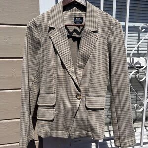 Anthrpologie | Maeve Plaid Blazer